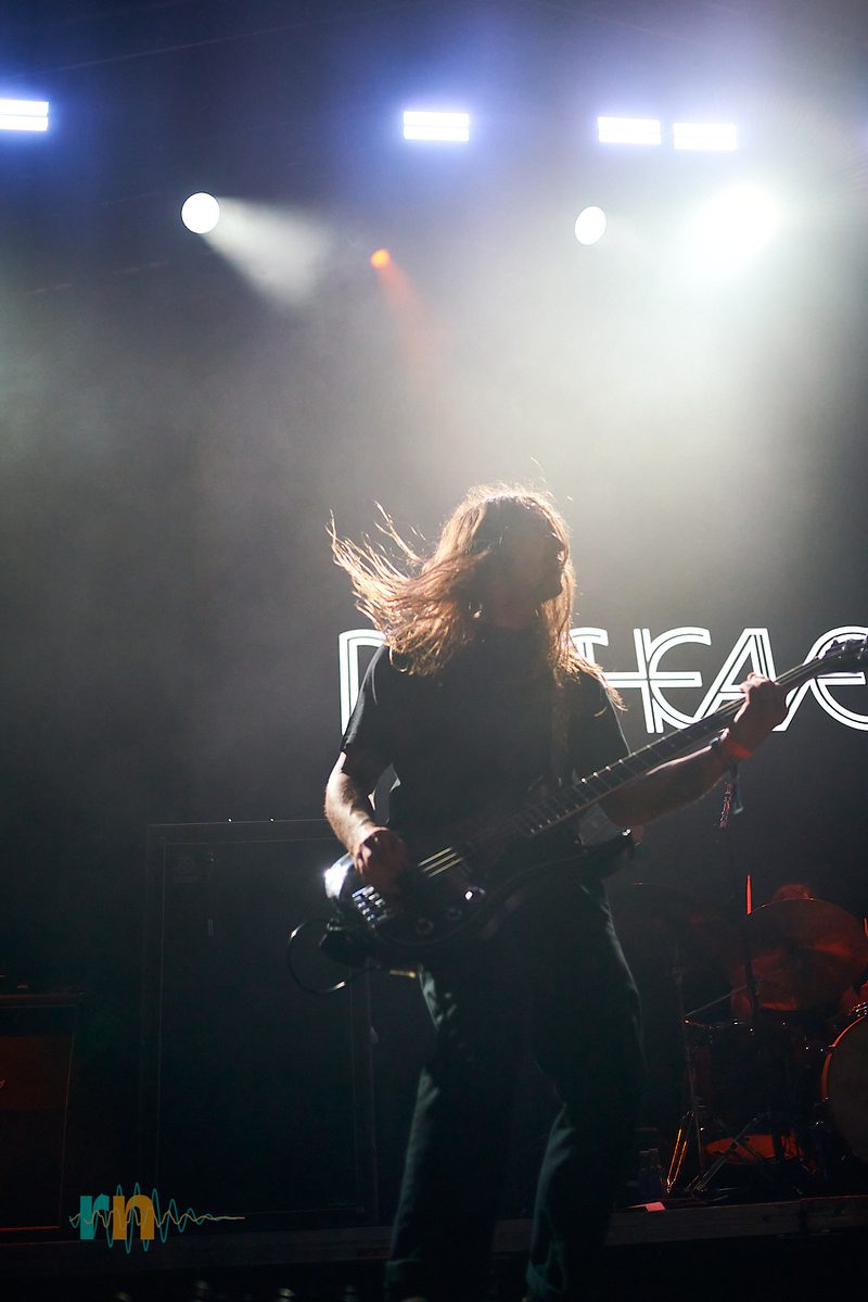 Deafheaven performing at Canela Party 2026