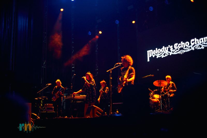 Melody's Echo Chamber performing at Canela Party 2026