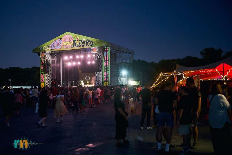 Night view of the Canela Party 2026 site