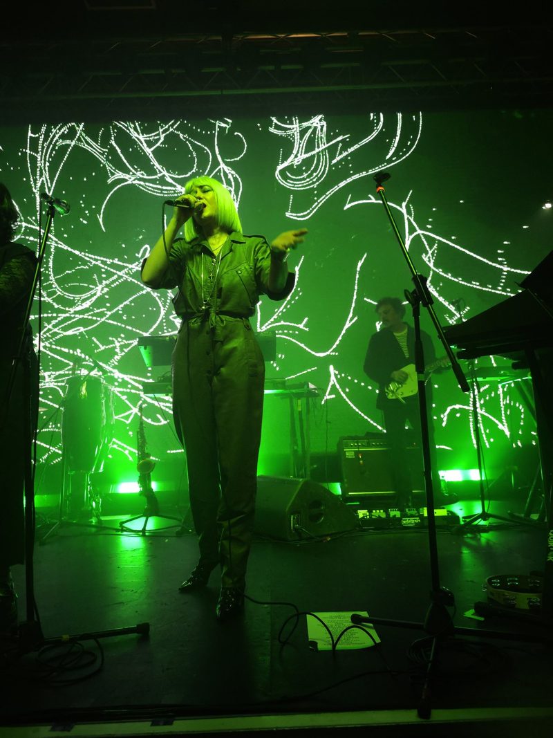 Helen Marnie during the Ladytron concert.